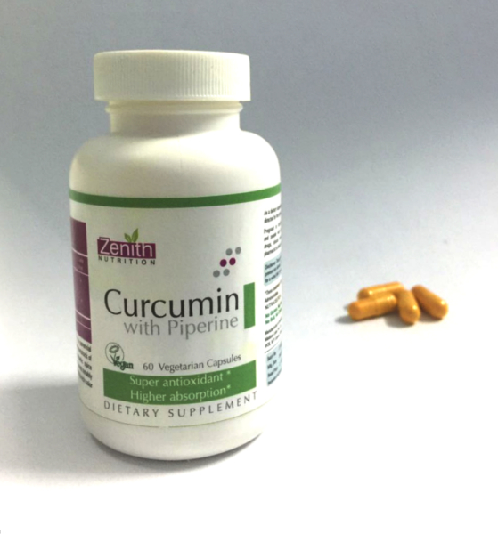 Zenith Nutrition Curcumin with Piperine Vegeterian Supplement