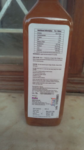Zenith Nutrition Apple Cider Vinegar