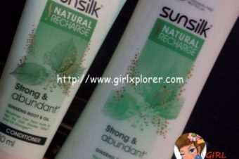 SUNSILK NATURAL RECHARGE SHAMPOO & CONDITIONER REVIEW