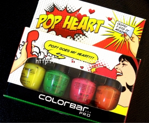 COLORBAR POP HEART NAIL LACQUERS