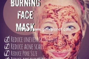 Burning Face Mask to Reduce Acne Scars and Uneven Skin Tones