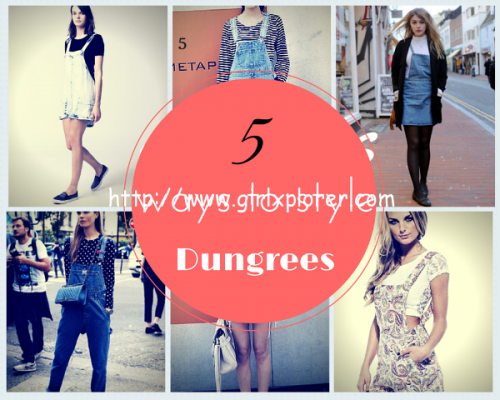 5 ways to style Dungrees