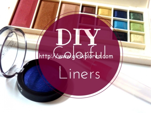 Trick and Turn Your Eye shadows Into colorful Eyeliners & Lipcolor