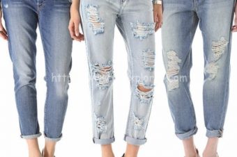 DIY: HOW TO DISTRESS JEANS AND LEAVE THE WHITE THREADS