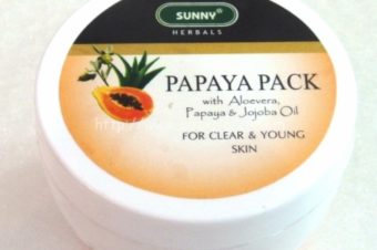 Sunny Herbals Papaya Face Pack Review