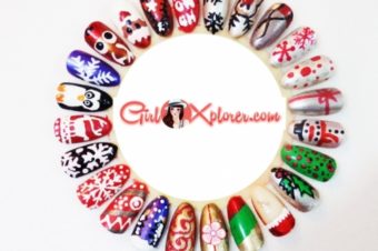 24 Quick and Easy Christmas Nail Art Designs