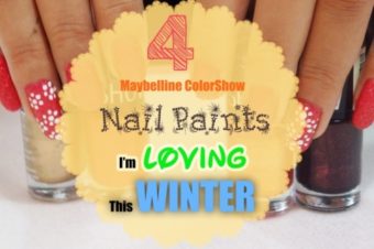 4 Maybelline Color Show nail lacquers I am Loving This Winter