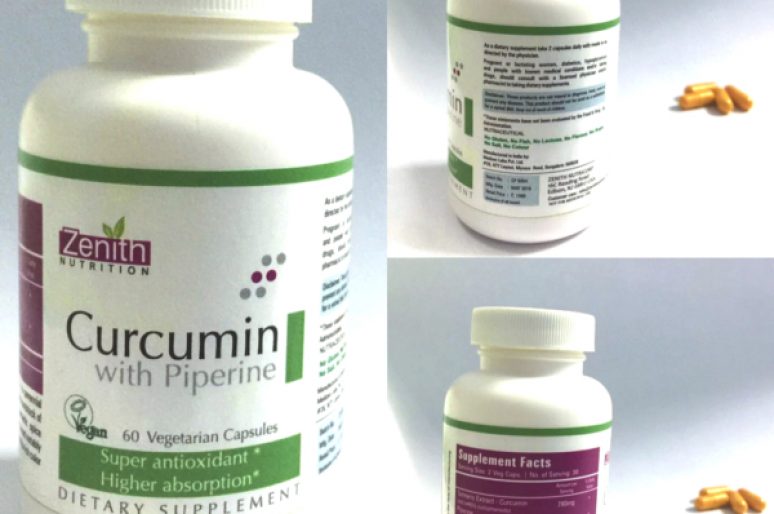 Product Review: Zenith Nutrition Curcumin with Piperine Vegeterian Supplement!