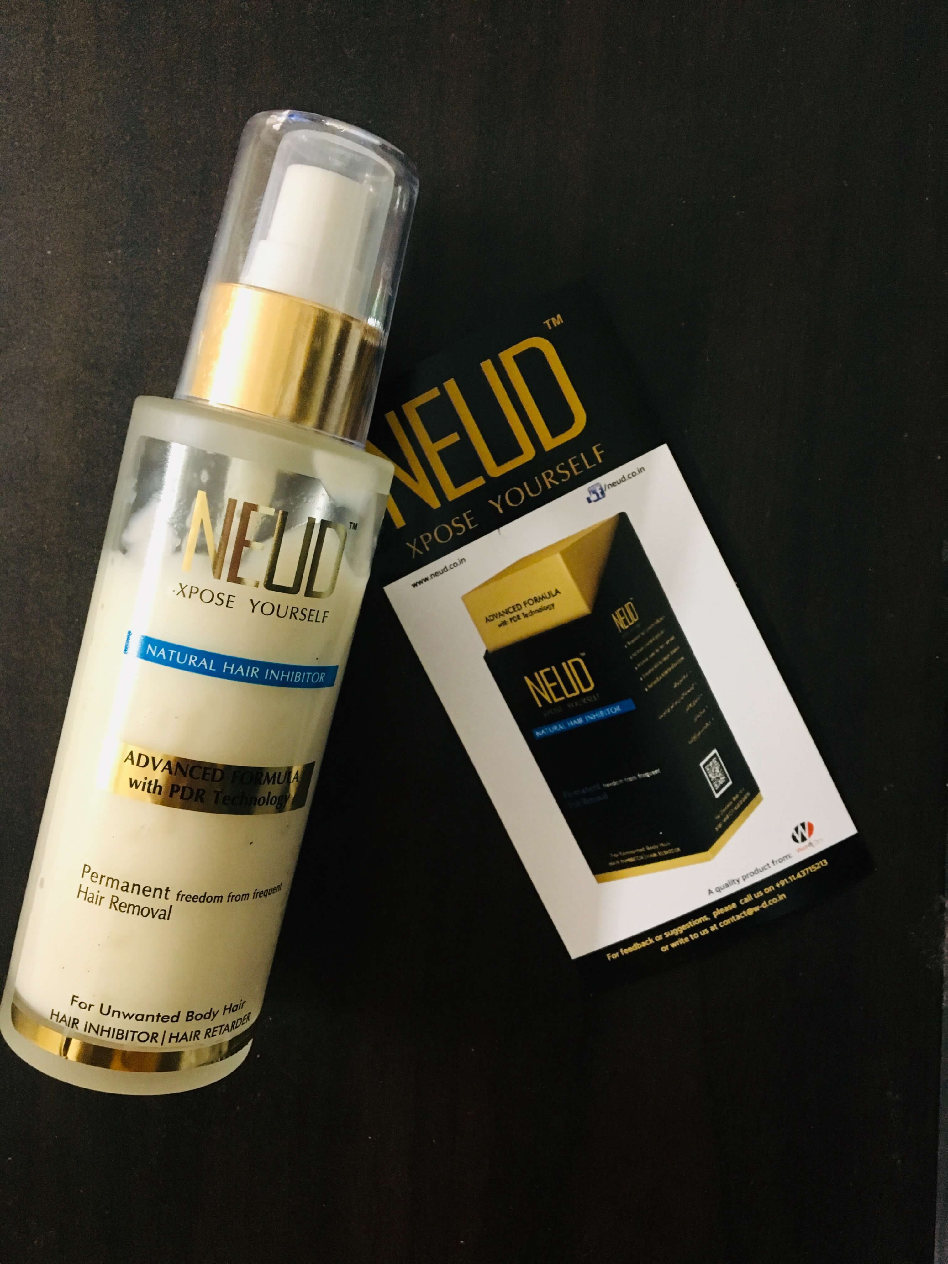 How to remove unwanted hair: NEUD Hair Inhibitor | GirlXplorer