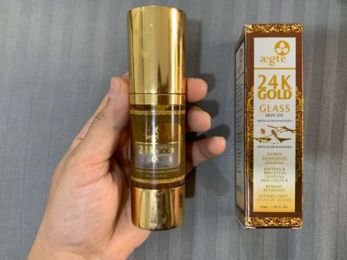 Aegte 24K Gold Glass Skin Oil With Glow Boosters