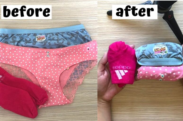 How To Fold Women’s Underwear for<br>Travel?